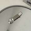 Silver metal word-rhinestone