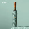 Wooden handle morning mist green (10 bones)