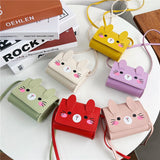 Children's accessories small bag little girl foreign style cute rabbit shoulder Messenger bag mini cartoon baby coin purse