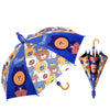 Purple bear large / black plastic umbrella