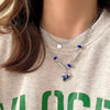 Klein blue necklace