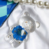 Bear bracket - chrysanthemum chrysanthemum - blue