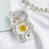 Bear bracket - chrysanthemum chrysanthemum - white