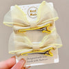 2# yellow trumpet bow - one pair
