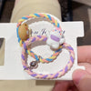 D bear head rabbit braided rope pair