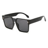 Bright black frame gray film