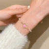 Peach bracelet