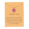 Purple gold card gold chain