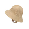 Camel-washed cotton pot hat / s (45cm 3 months - 9 months))