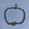 01 white k# anklet 1347