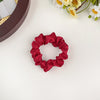 Satin small intestine ring-wine red