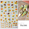 Micro-carved three-dimensional sticker pro046 (with packaging) / normal specifications