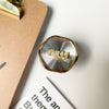 Twist hoop holder-pearl m