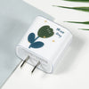 Dark green tulip [apple 20w charging head protective cover]