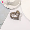 Jelly color clip-6cm love gray / qiyue factory direct sales