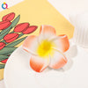 Plumeria duckbill clip-orange / qiyue factory direct sales