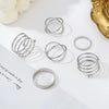 Jz-104 silver 6-piece set / one size fits all