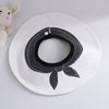 White navy collar
