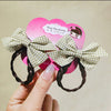 Braid hair clips - green small plaid 2 packs
