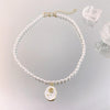 Rose pearl necklace