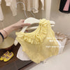 Yellow ruffle tank top / 90cm