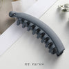4#blue frosted banana clip