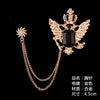 Black gemstone eagle gold