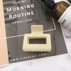 Frosted small square - white