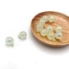 Fine glitter luminous jelly hanging hole-yellow green