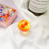 Crystal ball-assorted fruits