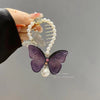 J19 purple embroidered butterfly