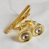 K gold white crystal zircon set