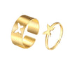 Golden butterfly / number 8