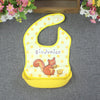 Full snap split bib yellow squirrel