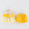 Polka dot suit yellow / 73