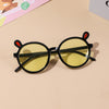 Bright black yellow film {rabbit ears} / as shown in the picture