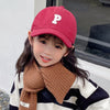 8# rose red letter p / one size fits all