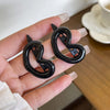 10# love morandi color hair clip - black 1