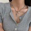 Main picture tag necklace