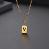 V-gold-necklace length 45cm