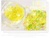Nail art shell paper-fluorescent yellow / 5g/bottle