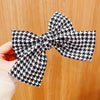 Black houndstooth