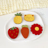 4# velcro series - flower strawberry set of 5