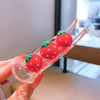Red strawberry clip