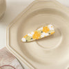1# large yellow flower with yellow background