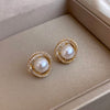 H230 spiral stud earrings