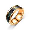 8mm rose gold fahrenheit / number 6
