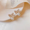 M1154【bow knot pearl】