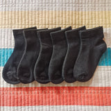 Spring and summer pure white pure black children's socks short tube socks boys and girls socks wholesale baby socks gifts source of supply