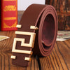 Brown gold buckle c25 / 110cm